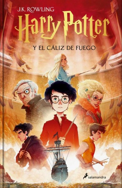 Harry Potter 4 y El Cáliz De Fuego Edición Con Ilustraciones