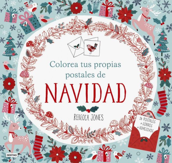 Colorea Tus Propias Postales De Navidad